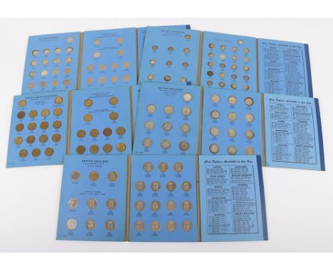 Various GB coinage, including Great Britain Collection part sets Three pences 1902-1945, post 47 coinage, various early 20th 