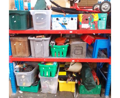 14 boxes of garage-ware / tools, etc. 