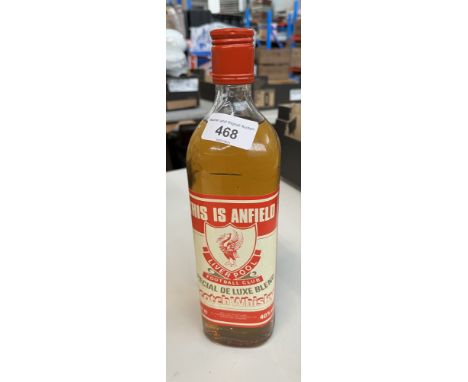 A 70cl bottle of Liverpool FC This is Anfield blended scotch whisky 
