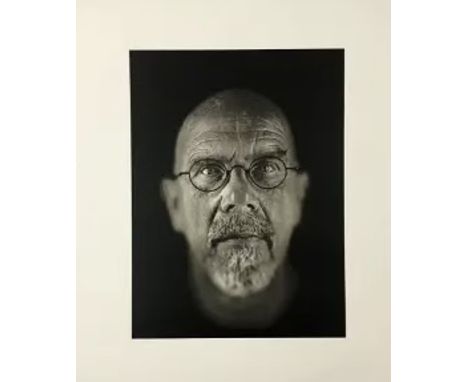 CHUCK CLOSE (B. 1940)  Self Portrait, 2001  Daguerreotype mounted to arches 22 3/8" x 19"; image: 15" x 11 1/3"