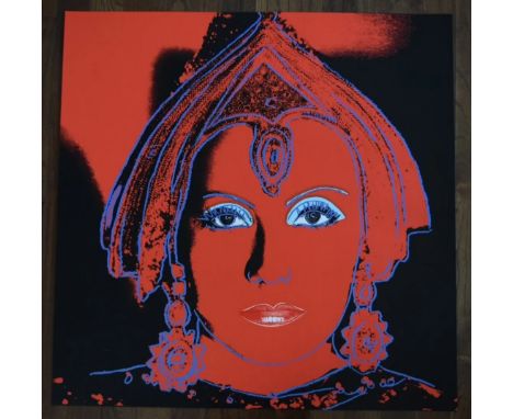 AFTER ANDY WARHOL, The Star 1981 Screenprint in colors with Diamond Dust on Lenox Museum Board Unsigned Proof (outside the ed