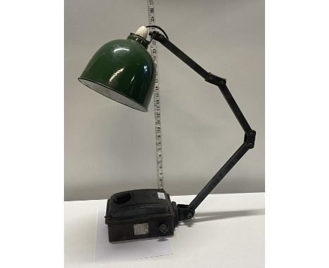 A vintage industrial light fitting, shipping unavailable 
