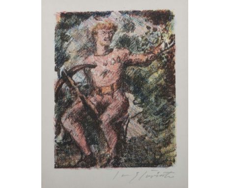 Corinth, Lovis (Louis)Tapiau/Ostpreußen 1858 - 1925 Zandvoort/Holland, Maler, Lithograph und Radierer, Prof.. "Durch diese ho