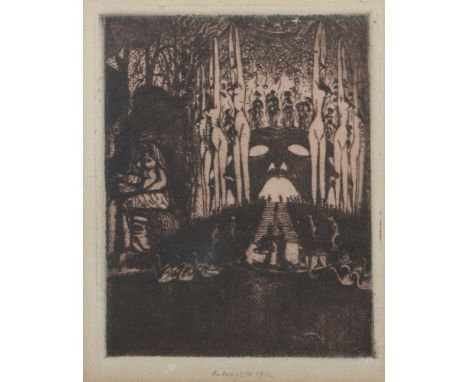 Nägele, ReinholdMurrhardt 1884 - 1972 Stuttgart, Maler und Grafiker, Mitbegründer der Stuttgarter Sezession, 1952 Verleihung 