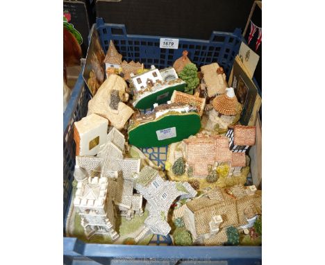 A quantity of Lilliput Lane cottages to include; St Laurence Church, St Marks, Cowslip Cottage, Preston Mill, Brecon Bach, Gr