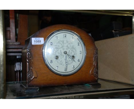A Bentima eight day mantle Clock (no key).