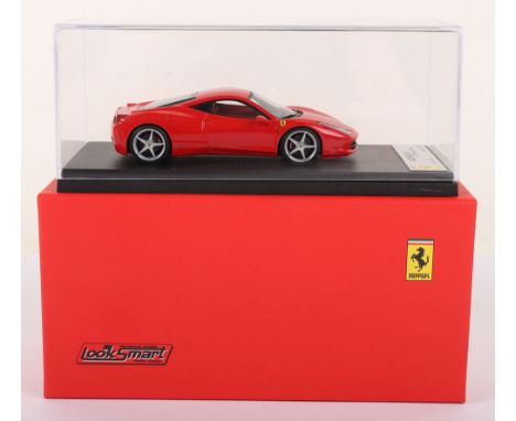 Look Smart Models Ferrari 458 Italia 2009, red resin high quality model , 1:43 scale, in mint boxed condition, ref no: LS458D