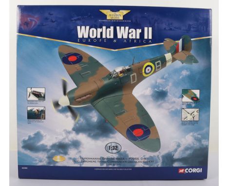 Corgi Aviation World War II Europe &amp; Africa Supermarine Spitfire MkIIA-P7966, D-B O/C (Wing Commander Douglas Bader) AA33