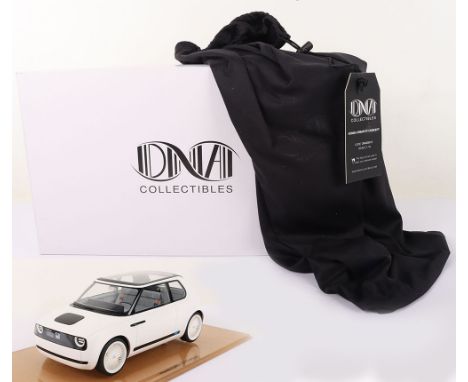 DNA Collectibles Honda Urban EV Concept Car, 1:18 Scale, code DNA000015, white body, on display stand, inner foam packing, ou