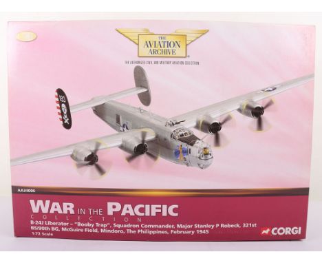 Corgi Aviation Archive Aircraft Model, B-24J, AA34006, B-24J Liberator, ‘Booby Trap’ Maj S T Robeck, 321st BS/90th BG, McGuir