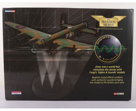 Corgi Aviation Archive Aircraft Model, Avro Lancaster, AA32611 Avro Lancaster B1, 97 Sqn RAF, Woodhall Spa, March 1942, 1/72 