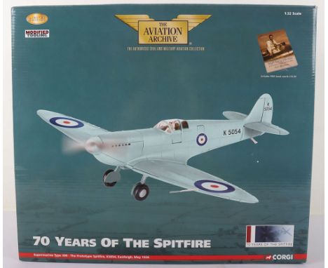 Corgi Aviation Archive 20 Years of The Spitfire Supermarine Type 300-The Prototype Spitfire, K5054 Eastleigh May 1936, AA3390