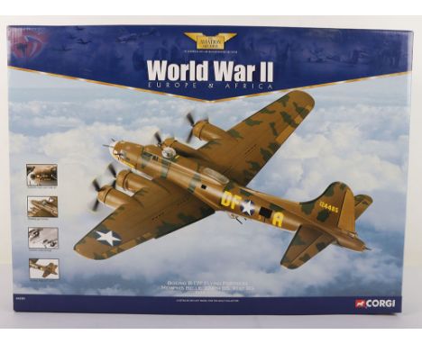 Corgi Aviation World War II Europe & Africa Boeing B-17f Flying Fortress Memphis Belle,324th BS, 91st BG, AA33301, with certi