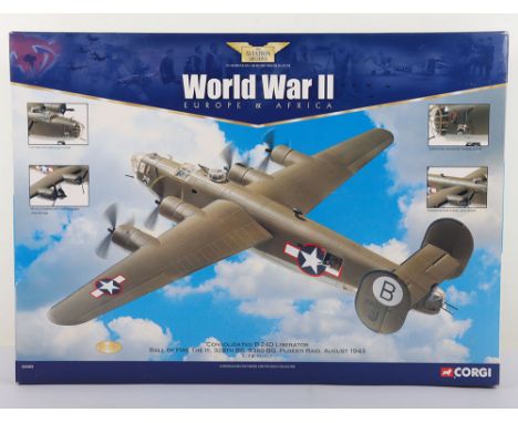 Corgi Aviation  Consolidated B-24H Liberator  World War II Aircraft, Europe & Africa ‘Ball of Fire The III’ 328th BS 93rd BG 