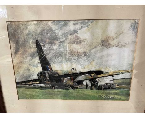 Charles Clifford Turner sketch book and a print after the artist