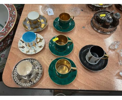 Seven Portmeirion/Grays pottery coffee cansAll pieces appear to be in good condition with no chips or cracks