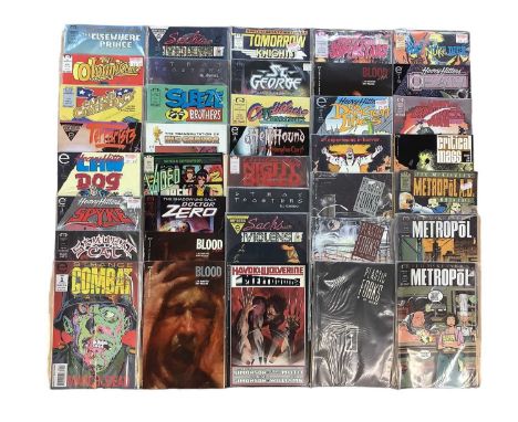 Group of Epic Comics to include The Last American, Marshal Law, Inter Face, the Light and Darkness War, Dreadstar, Metropol t