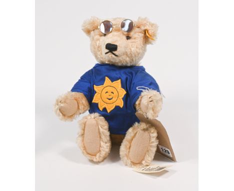 One Steiff Summer Teddy Bear 35cm tall.