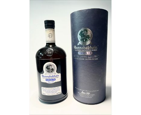 A bottle of Bunnahabhain Islay Single Malt Scotch whisky Darach Ur, The Bunnahabhain Distillery Company (est. 1881), distille