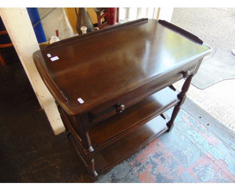 An Ercol server, with drawer and under tier