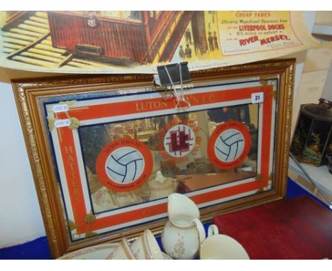 A Sporting memorabilia mirror Luton Town FC