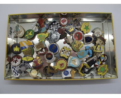 Speedway Badges. Circa 1950's and 1960's, including 1968 World Team Cup, Canterbury, Reading, Long Eaton, Eastbourne, Scuntho