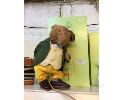 A STEIFF SAMUEL WHISKERS TEDDY WITH BOX    F5