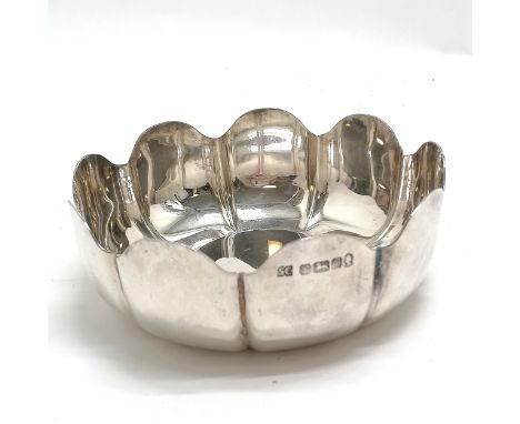 1977 silver bowl by SC retailed through Asprey &amp; Co Ltd - 15.5cm diameter &amp; 293g ~ has a couple of light surface abra