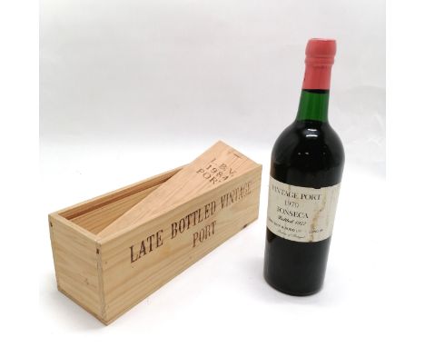 Unopened bottle of Vintage Port 1970 Fonseca supplied by Berry Bros &amp; Rudd in associated crate 
