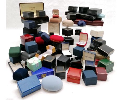 Qty of vintage &amp; used jewellery &amp; watch boxes