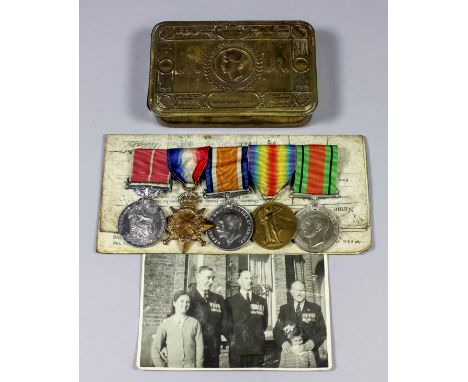 A group of five George V and George VI First and Second World War Medals to K. 14720 Walter H. Boon, Stoker (Class 1) Royal N