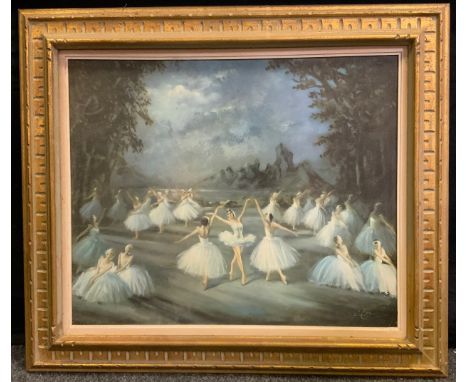 Carlotta Edwards, after, 'Ballet Dancers', lithograph, 61cm x 72cm. 