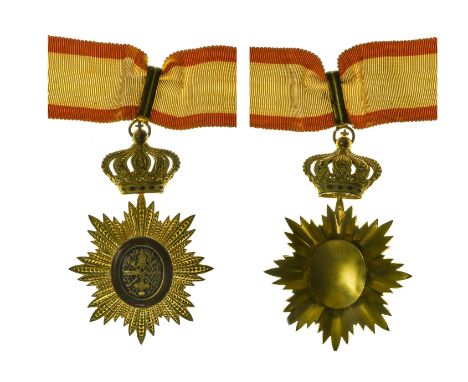 Royal order of Cambodia,CAMBODIA,Commander's Cross, 96 mm x 63 mm with the cross.In a Paul De Greef case, some cracks in the 