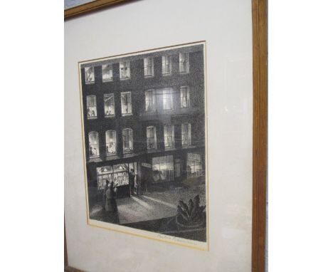 Pauline Baumann, 'A London Street', 1962, lithograph, signed in pencil, 33 x 25cm  