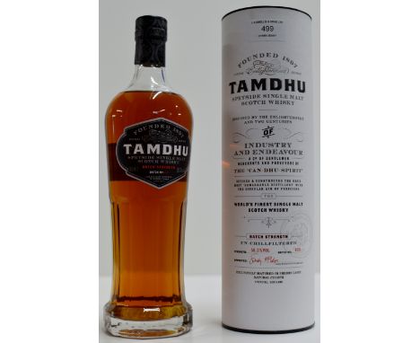THE TAMDHU SPECIAL EDITION BATCH STRENGTH SPEYSIDE SINGLE MALT SCOTCH WHISKY WITH PRESENTATION TUBE - 70CL, 58.3% VOL     