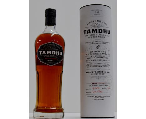 THE TAMDHU SPECIAL EDITION BATCH STRENGTH SPEYSIDE SINGLE MALT SCOTCH WHISKY WITH PRESENTATION TUBE - 70CL, 58.3% VOL     