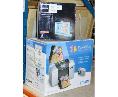 SECURITY LIGHT IN BOX & PHOTO PRINTER IN BOX     