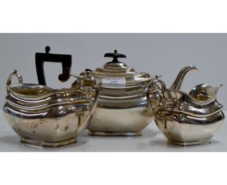 3 PIECE EPNS TEA SERVICE     