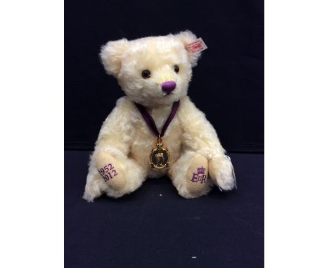 Steiff 1952-2012 Queen Elizabeth II bear.