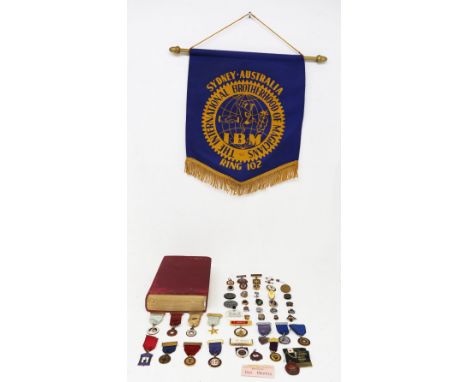 Magicians' interest - from the collection of Tom Harris 'The Magical School Masters' a selection of pins, badges etc from Soc