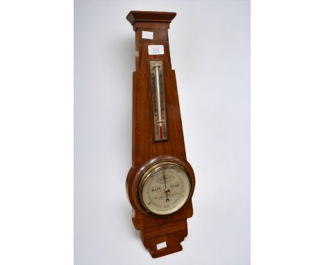 A barometer in the Art Deco style by Short &amp; Mason, London.