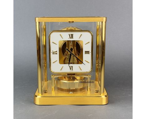 A Jaeger-LeCoultre Atmos clock (with box), 23 x 20 x 15cm.