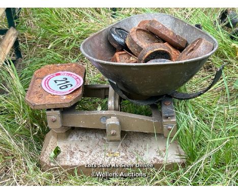 Scales by C.W.Brecknell Ltd / Please bring equipment and labour to assist with removal of all lots. All lots are located at S