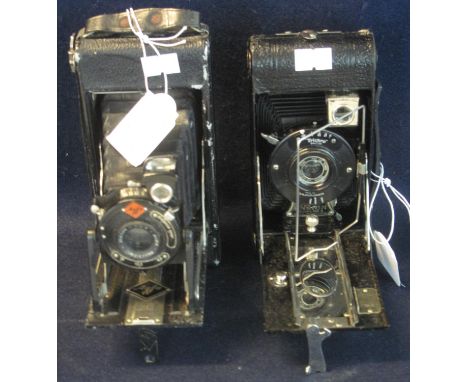All Distance Pocket Ensign Camera model no2 together with Agfa similar folding reprographic camera and one box. (3)(B.P. 24% 