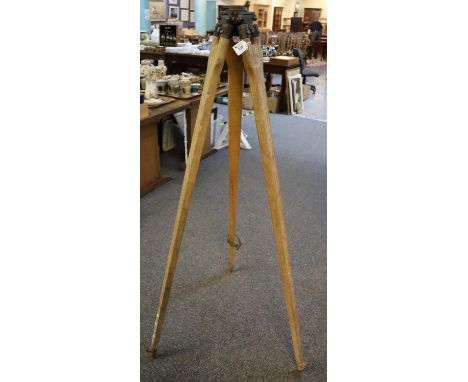 Wooden surveyors level or theodolite tripod. (B.P. 24% incl. VAT) 