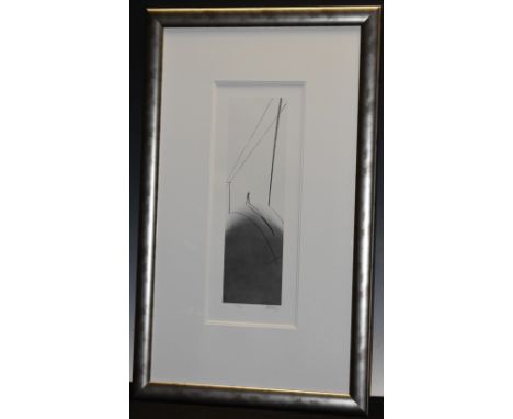 Mackenzie Thorpe, by and afterMan Walking Through Telegraph Polesllimited edition, 616/850, signed in pencil, lithograph, 48c