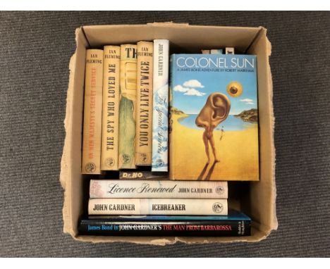 A collection of 18 James Bond books : Volumes by Ian Fleming being On Her Majesty's Secret Service, The Spy Who Loved Me, The