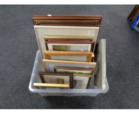 One volume of 'The History of Newcastle Upon Tyne' by Henry Bourne together with a quantity of pictures and prints, Rex Flood