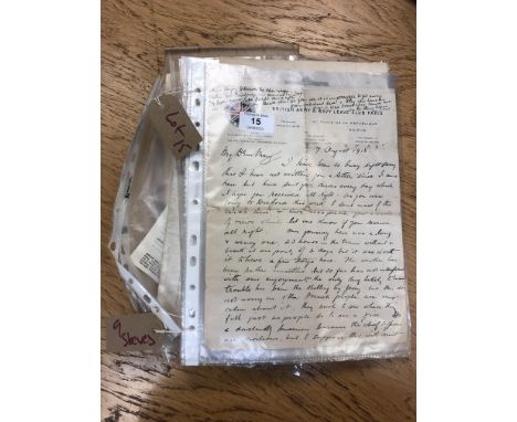 A fascinating paper archive of military (WWI &amp; WWII) interest relating in the main to Captain Stanley Austen Johnson but 