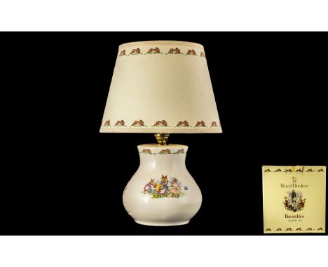 Royal Doulton Bunnykins Bedside Lamp, In Original Box With Shade